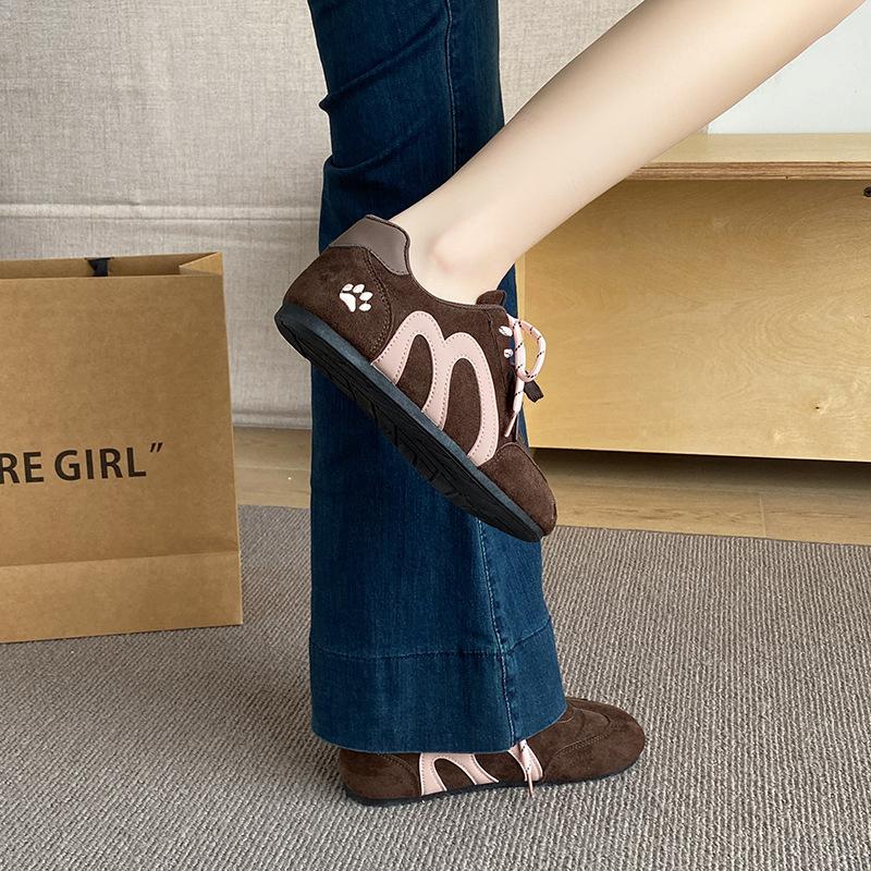 ins tide Korean version of the new Forrest Gump shoes for women, autumn embroidery student sports breathable casual thick sole