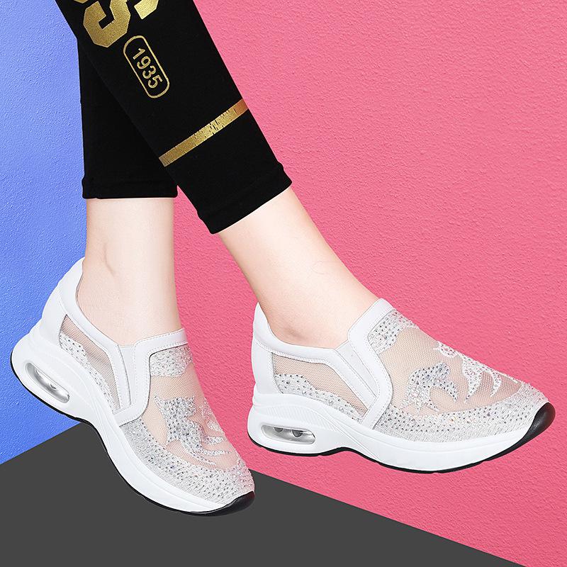 Sports shoes mesh breathable women's white shoes women's new spring and summer versatile travel casual women's shoes