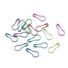 50/100pcs/Lot Colorful Gourd Shape Safety Pins Paper Clip DIY Sewing Tools Metal Needles Large Safety Pin Brooch Accessories