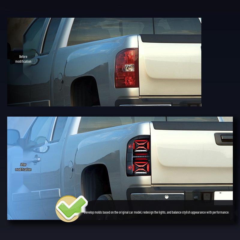 LED Tail Light Assembly for 2014-2018 Chevy Silverado Brake Lights Modification