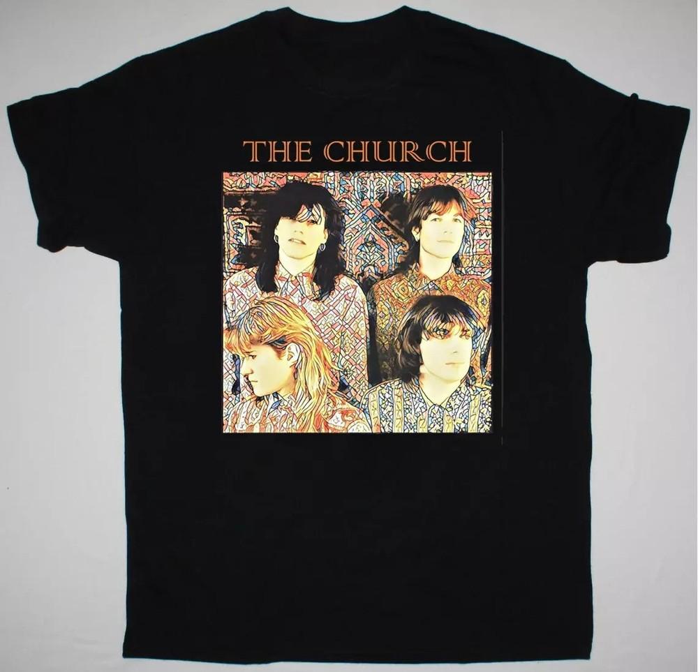 The Church Band Black T-Shirt Cotton Unisex For Men Women RM548 Unisex T-Shirt S