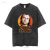 Maglietta Phil Collins Uomo Estate Classica Cotone vintage Lavata Comoda Top Per Uso Quotidiano Morbido Leggermente Elastico