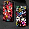 Cartoon Cute Cats Theme Soft Phone Case for Samsung Galaxy S26 S25 Edge S24 Ultra S23 Plus S22 S21 FE S20 Black Cover Back Shell