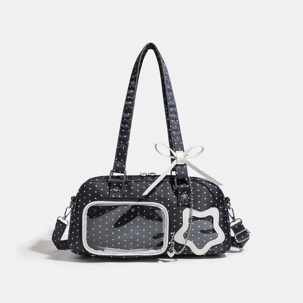 Urban Minimalist Pu Shoulder Bag With Spliced Design For Daily Use