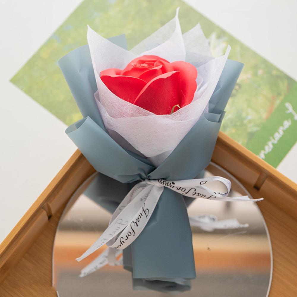 

Realistic Details Flower Bouquet Mini Artificial Flower Gifts Rose Flower Party Decoration F