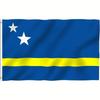 1 pièce Plusieurs tailles en option Couleur Curaçao Ne se décolore pas Drapeau de tête en toile - Drapeau de Curaçao Polyester Œillet en laiton
