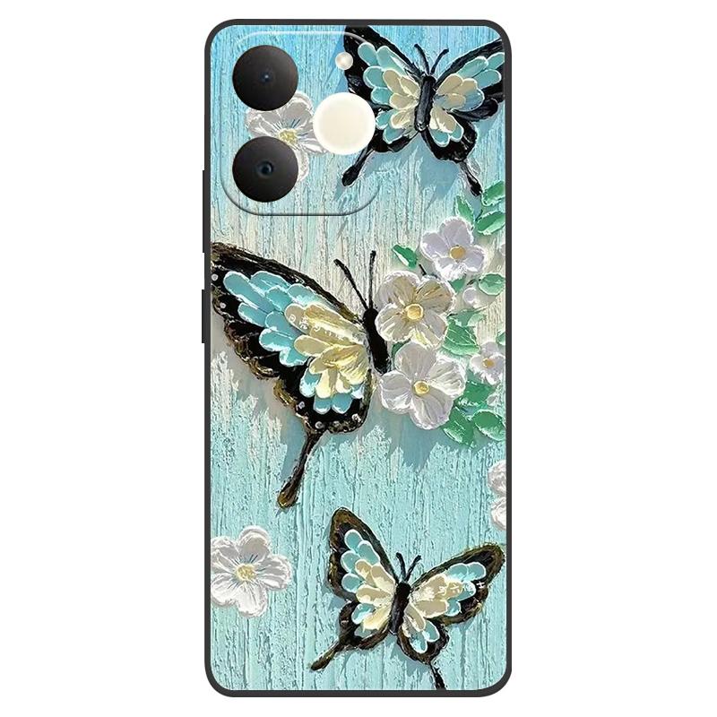 For Realme Note 70 4G Case Realme Note 70T 4G Marble Painted Soft Matte Silicone Back Cover For Realme Narzo 80 Lite Full Shell