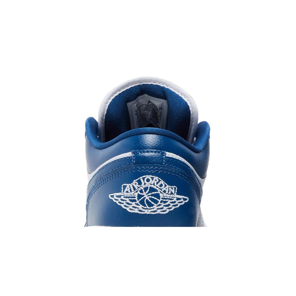 Womens Air Jordan 1 Low 'French Blue' (women's sizes) Stealth / White / French Blue Vintage Basketball Shoes DC0774 042