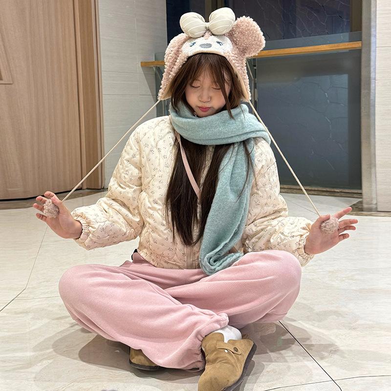 Padded jacket 2025 winter thickened retro floral stand-up collar Korean sweet slimming short floral down cotton