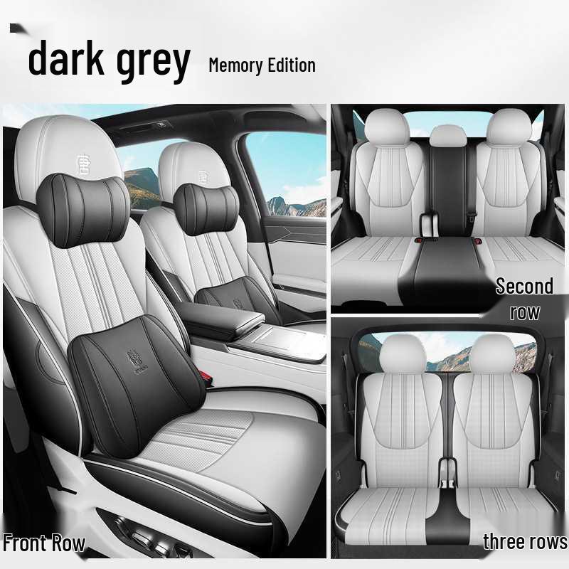 BYD Tang L Full Coverage DMI/EV Seat Covers - Breathable Perforated Cushions for All Seasons