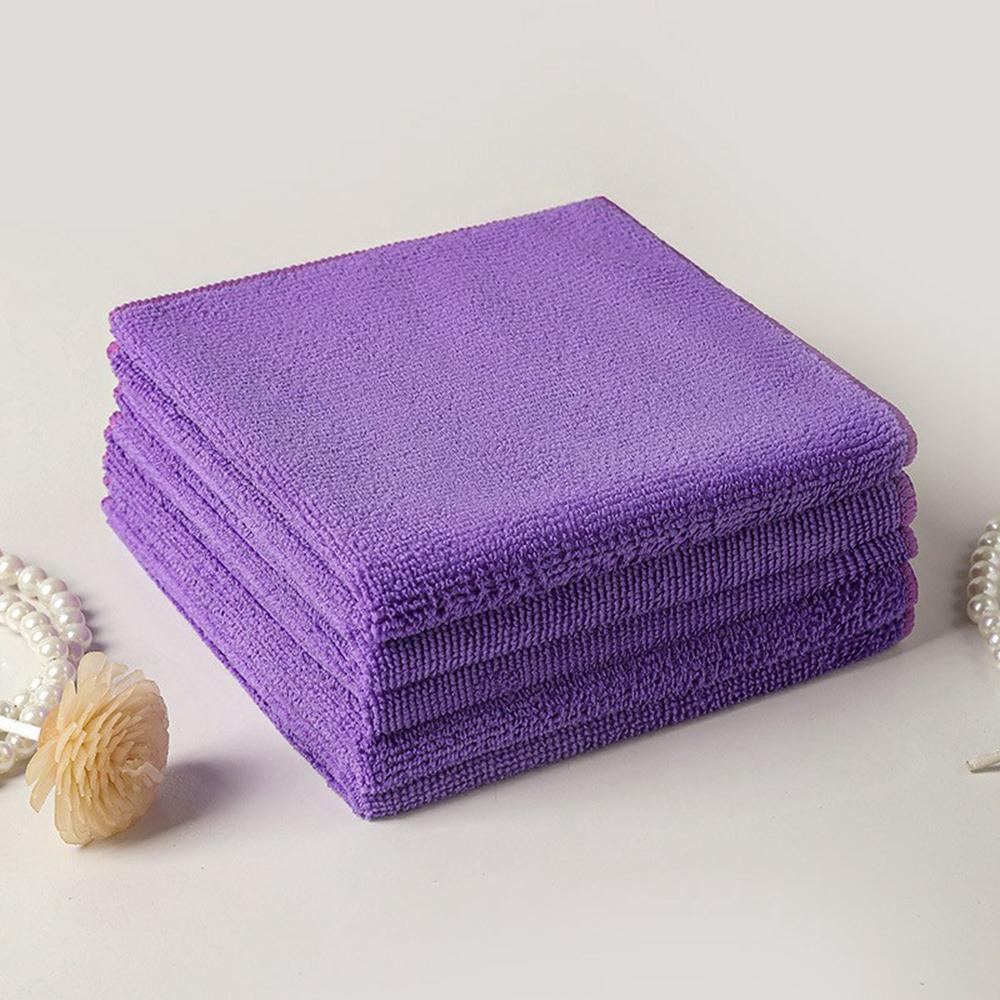30x30cm Water-Absorbent Microfiber Furniture Cleaning Cloth Towel Kitchen Dishwashing Rag