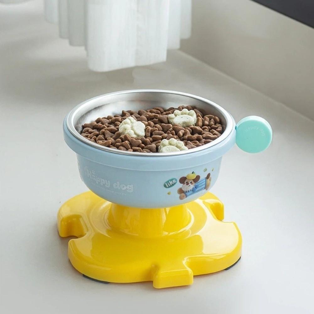 Neck Protection Anti-Choking Cat Bowl Cartoon Cat Drinking Bowl Cat Food Container  Home Indoor