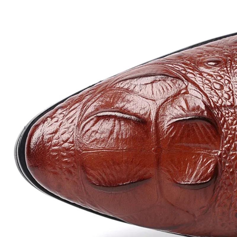 Luxus Herren Lederschuhe Hochwertige Herrenschuhe Spitz Oxford Hochzeit Leder Herren Abendschuhe 2024 Gentleman Büro Mann Schuh