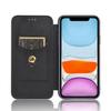 Carbon Fiber Magnetic Flip Cover Case for IPhone 15 14 13 12 Pro Max Mini 11 SE XS XR X Max 6 6S 7 8 Plus Wallet Card Holder