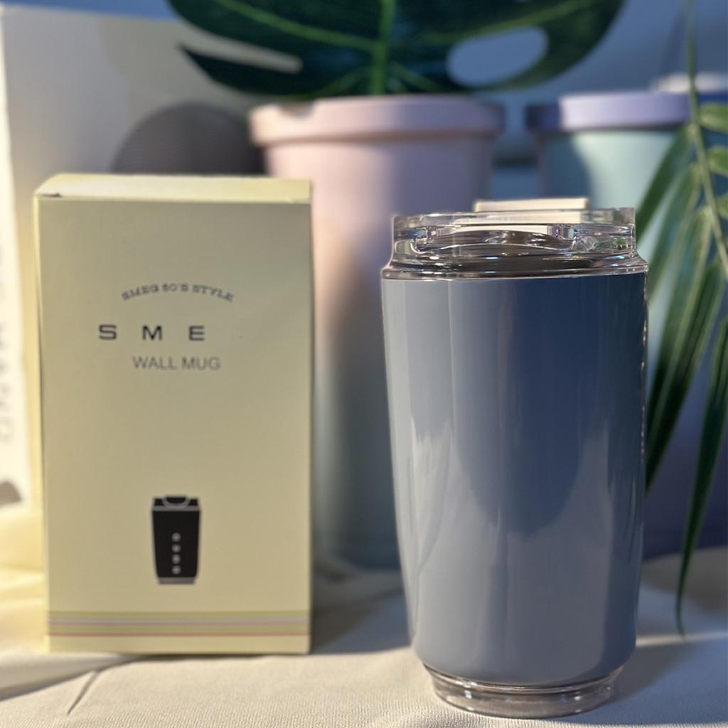 1PCS Tumbler Cup Milky Coffee Mug Car Insulated Water Bottle Travel Stainless Steel Vacuum Flasks Drinking Kettle
