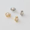 Les Bijoux Philosophy LB_Classic pearl flower earring_GOLD