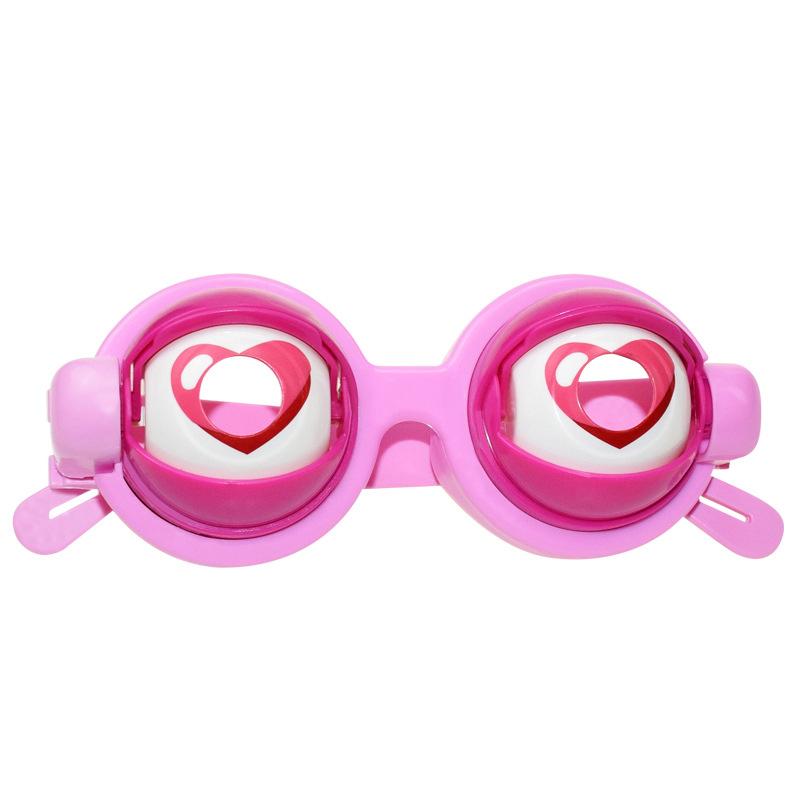Winking Glasses For Shows & Parties – Kinetic Crazy Eyes Glasses With Manual Blink Action, Blinking Glass For Performances