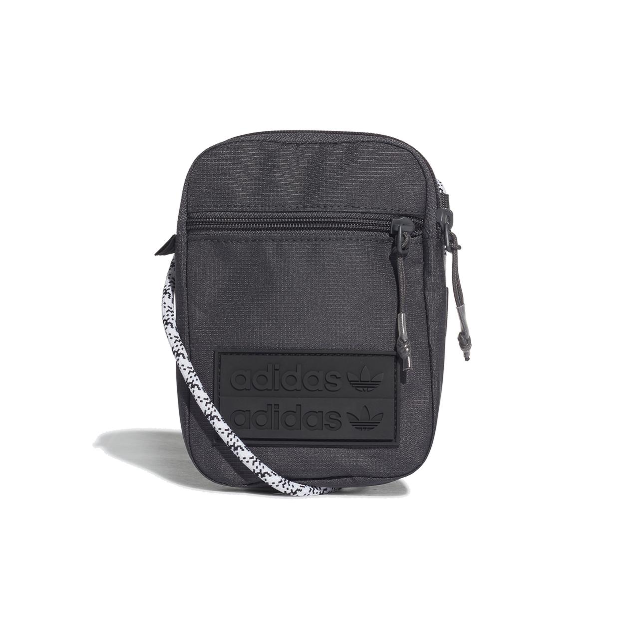 

New Adidas Originals Recycled Polyester Crossbody Bag Regular Unisex Black GN2382 11.9*2.5*17.0CM