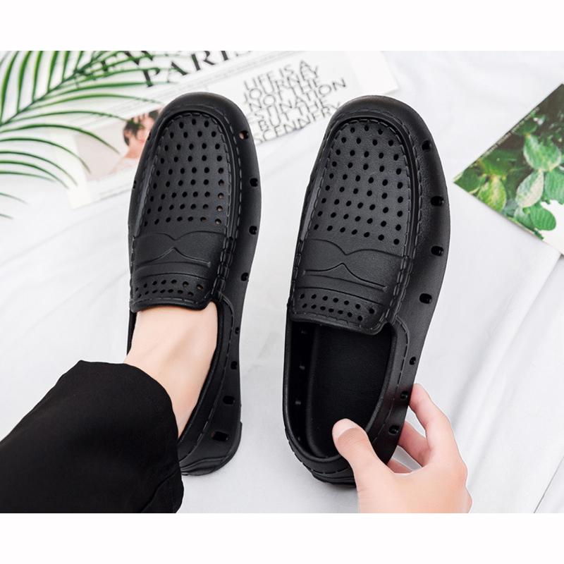 Men's Sandals Summer Comfortable Men Loafers Non Slip Driving Shoes Casual Beach Shoes Eva Slippers Man Shoes