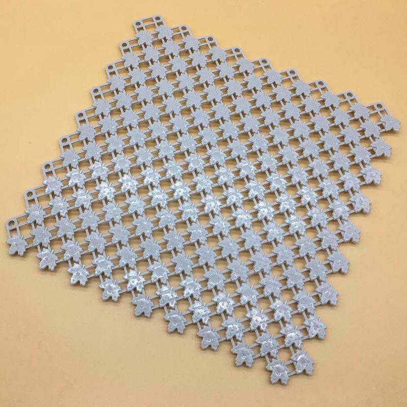 

25*25 см Бытовая ванна туалет кухня водонепроницаемый коврик ванная комната нескользящий сращивание туалет полые сливной коврик 6pcs