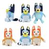17/28cm Bluey & Bingo Familie Plüschtiere - Cartoon Hund Kuscheltiere, Weiche Plüschpuppen, Perfekt für Geburtstags- & Weihnachtsgeschenke