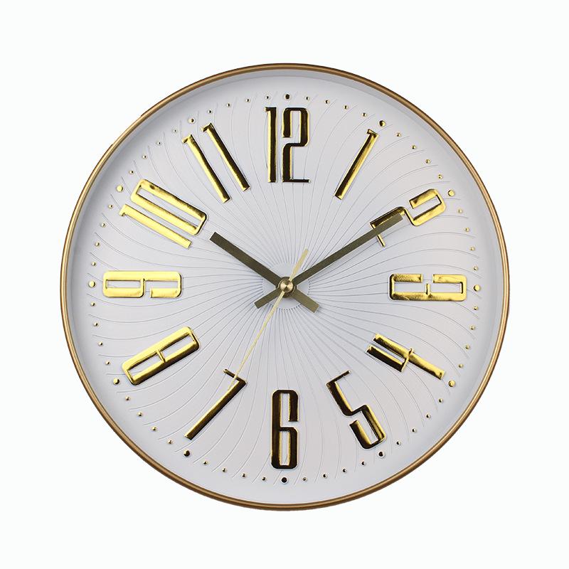 Simple Modern Light Luxury Silent Living Room Home Bedroom Office Simple Clock Wall Clock Quartz Clock Wall Clock