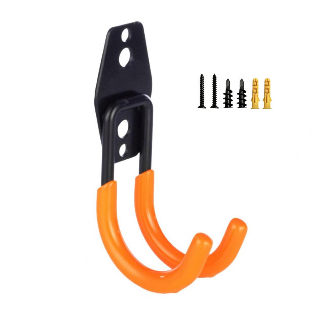

Garage Hook With Screws Wall Mount Metal Utility Hanger Bike Ladder Garden Power Tool Organizer Hanging Storage Rack Tool Holder