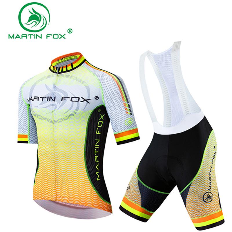 

New Cross-Border Cycling Suit Set for Road Bike Racing XXL оранжевый