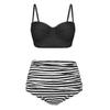 Strand Damen Sexy Fest Paket Geraffte Schlank Bikini Split Badeanzug