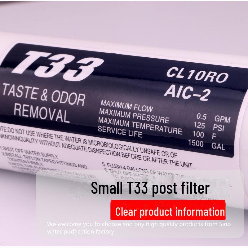 Universal 10-inch Water Purifier with T33 Carbon Filter for Direct Drinking