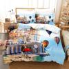 3D City Scenery Bedding Set Bed Linen Single Twin Queen King Full Size Duvet Cover Bedclothes