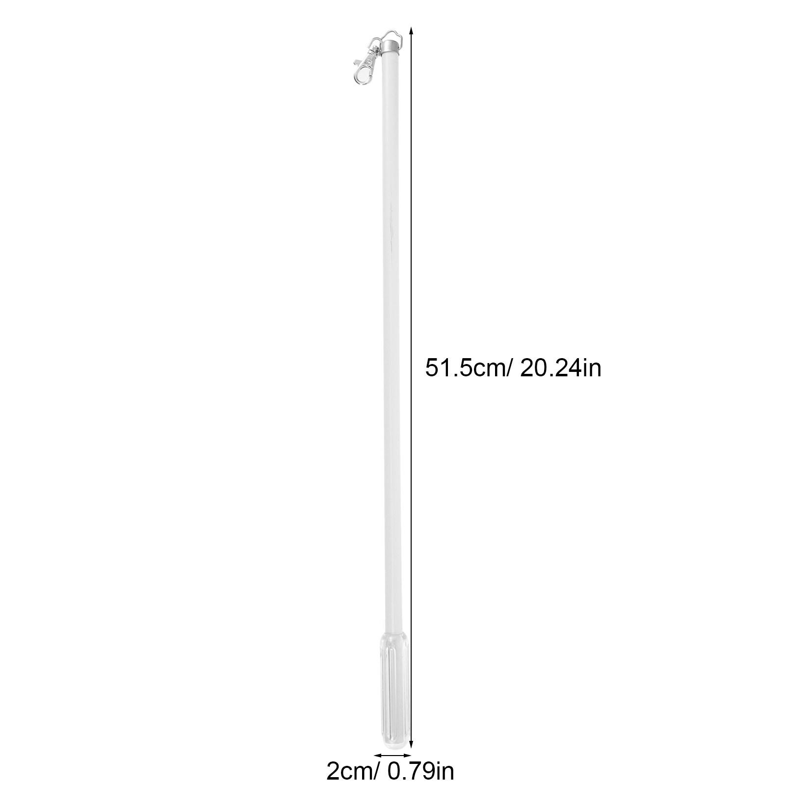 

Curtain Pull Wand Aluminum Alloy Manual Curtain Stick Pull Rod Rod for Drapery Sliding Easy Operation Drapery Wands for Curtains серебряный