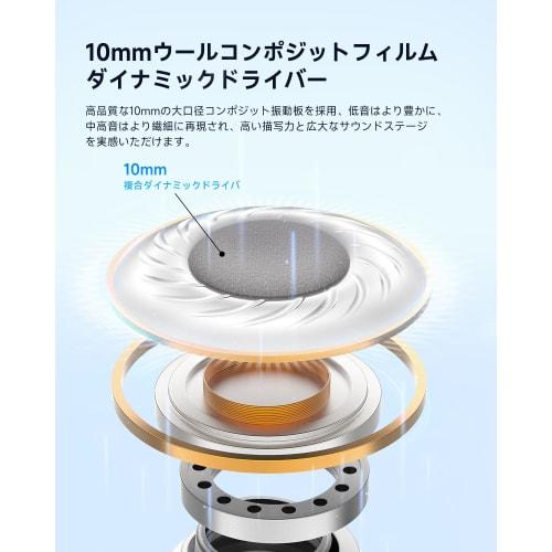 [VGP 2024 Gold Award Winner] EarFun Air 2 Bluetooth 5.3 Wireless Earphones with Hi-Res Audio, LDAC Support, 40 Hours of Playback, Multi-Point Connecti