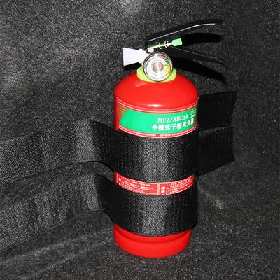 Cinto de fixação de extintor de incêndio para porta-malas de carro, organizador de armazenamento de coisas, tamanho 40-70 cm, adesivo elástico, acessórios para interior de automóveis