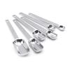 6 ks nerezové ocelové stupnice, měřicí čtverec, kořenící lžíce, naběračka, nástroje na pečení