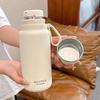 Simple Large-Capacity Thermos Cup for Girls, High-Looking 2024 New Style Water Cup, Portable Cold-Keeping Cup for Men, Car-Mounted Tea Cup