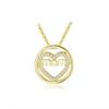 Cao Shi's Heart Zircon Necklace for Mothers - Perfect Mother's Day Gift
