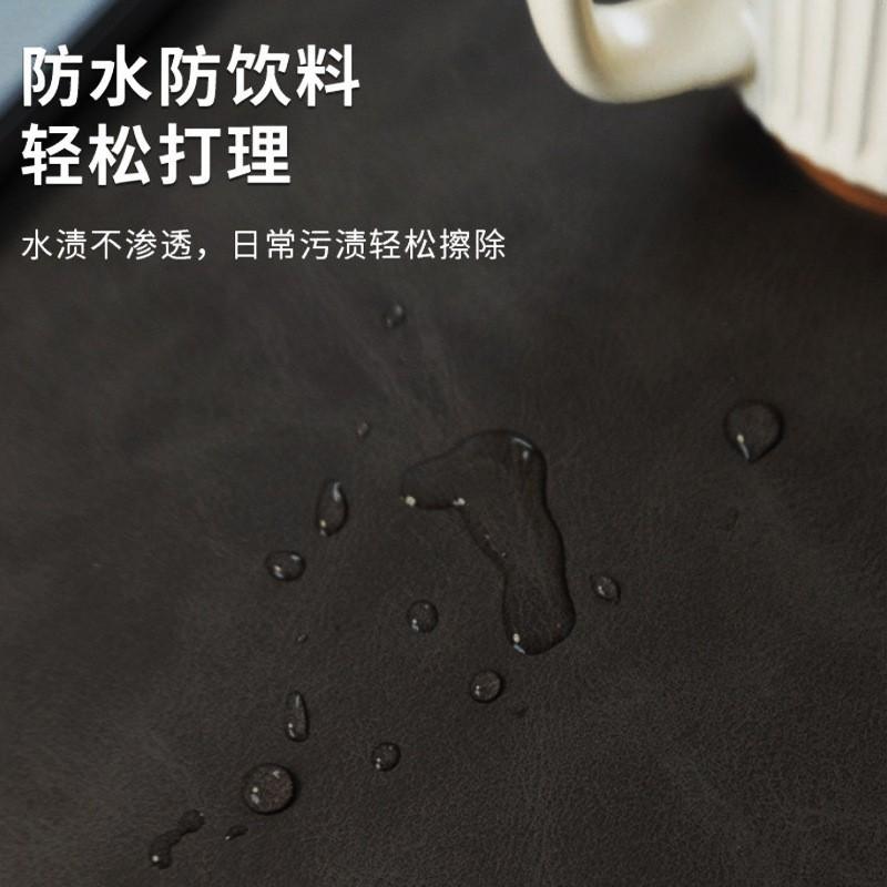 Large Dual-Sided Leather Desk Mat Non-Slip Office Mouse Pad Waterproof Computer Workstation