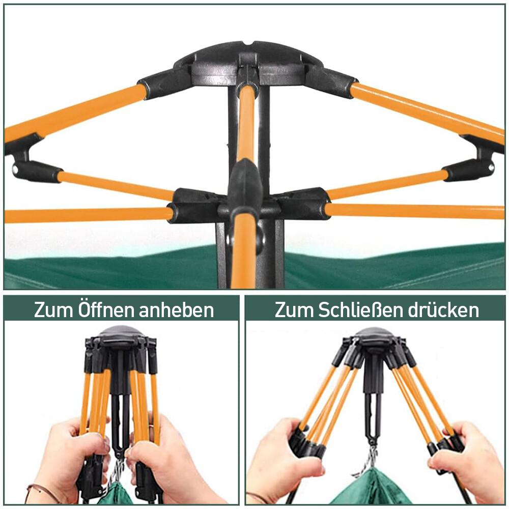 Camping Tent Dome Tent 3-4 Person Automatic Pop Up Tent Waterproof New