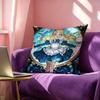 Anime Game Cool TTwistedWonderland Manga Pillow Case Square DoubleSided Sofa Cushion Cover Bedroom Bedside Pillow