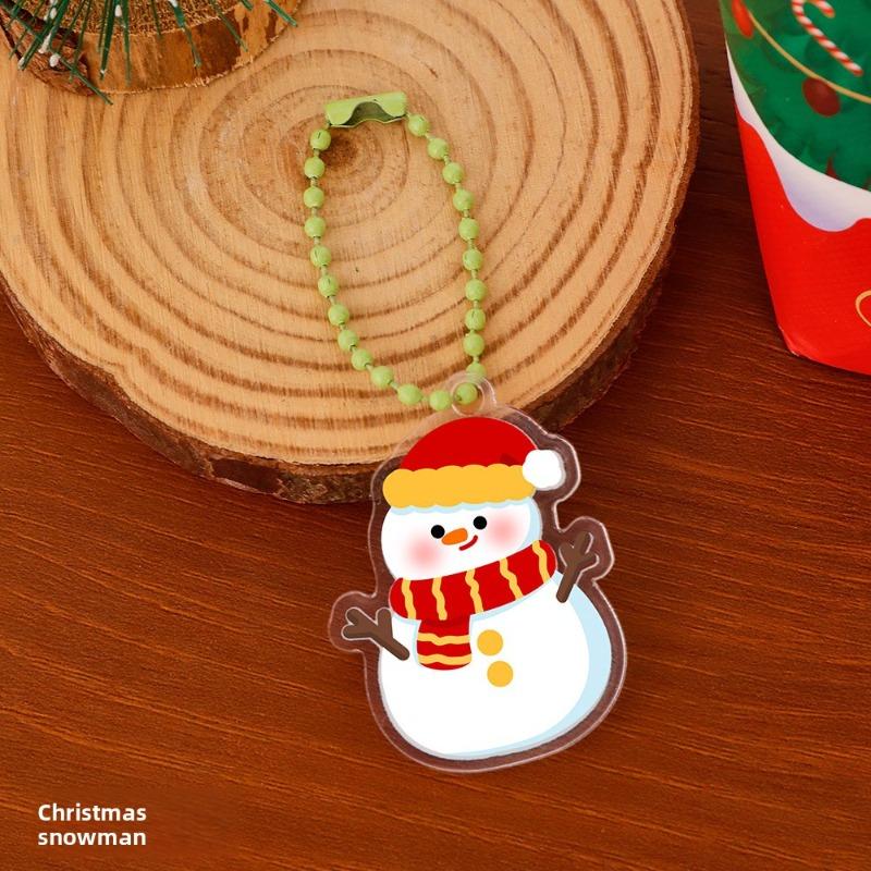 Cute Christmas Keychains, Student Santa Claus, Christmas Snowman Decorative Pendants, Christmas Small Gifts