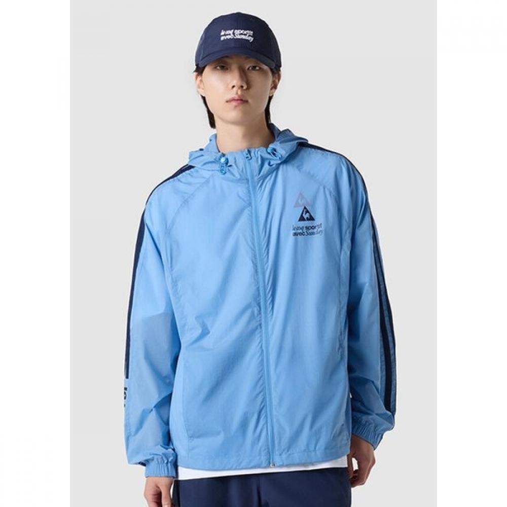 

Le Coq Sportif Loose Fit Lightweight Jacket Qq223ljk61 Mbl MBL blue/100 public L
