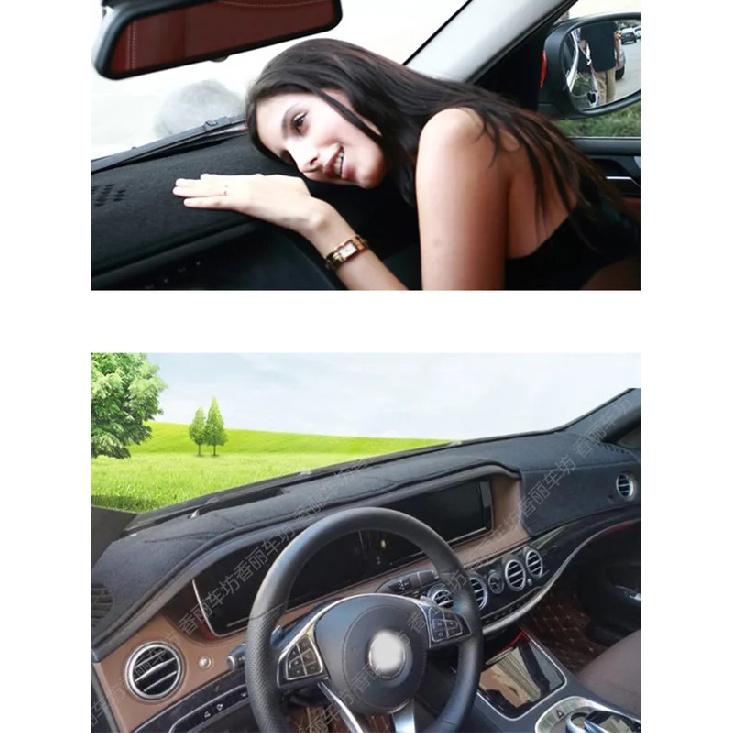 For Mercedes-Benz S-Class S 2014- W222 S600 Dashmat Dashboard Cover Trument Panel Sunscreen Pad Dash Mat Ornaments