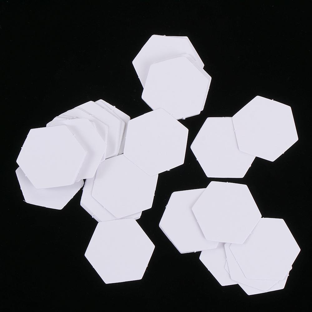 100PCS Paper Craft Craft DIY Garment Fabric Hexagon Templates Patchwork Paper Quilting