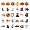 60P Pumpkin Sticker Pack Spoof Themes Waterproof Vinyl Halloween Sticker Set for Skateboard Laptops Decals Set