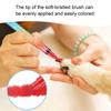 6pcs Pet Nail Polish Pens Quick Drying Safe Smellless Painting Pen for Stylish Dog Nail Art for Home and Pet Salons