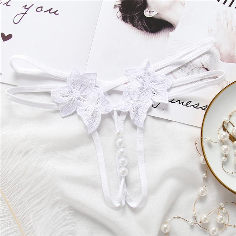 Sexy Ladies Embroidery G String Underwear Women  Hollow Thongs Panties K67