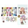 1Set Bracelet Making Kit Colorful Plastic Beads Charms Beading Pendants Bangles for Jewelry