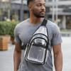 Large Capacity Clear Chest Bag Lightweight PVC Shoulder Bag Transparent Crossbody  Bag  Women