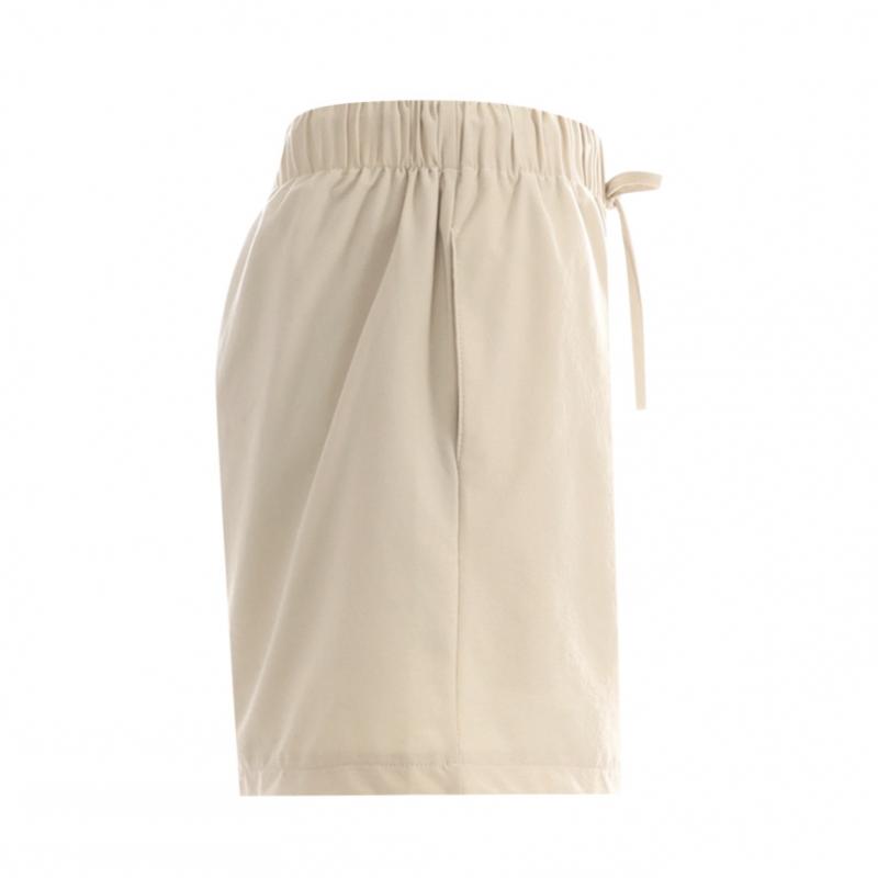 Shop Women Banding String Span Short Pants Beige Pic Wpt 1535